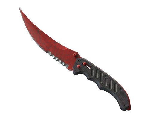 Flip Knife | Crimson Web, CS2 Flip Knife skin