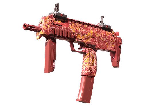 MP7 | Coral Paisley, CS2 MP7 skin