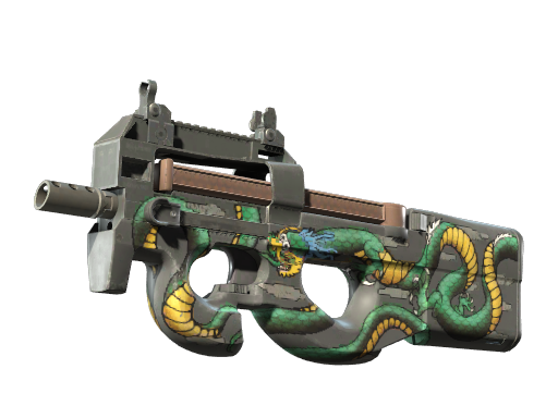 P90 | Emerald Dragon, CS2 P90 skin