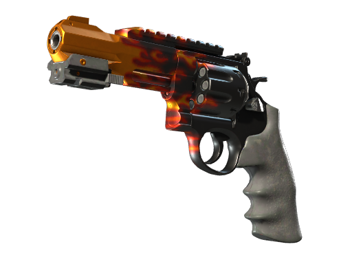 R8 Revolver | Blaze, CS2 R8 Revolver skin