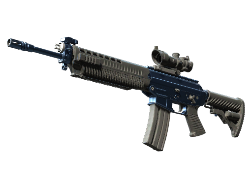 SG 553 | Anodized Navy, CS2 SG 553 skin