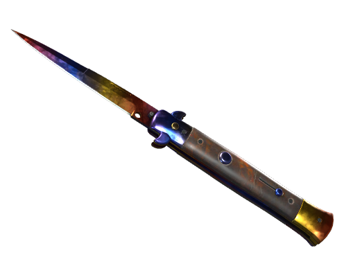 Stiletto Knife | Marble Fade, CS2 Stiletto Knife skin